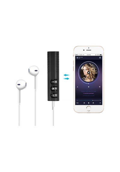 Bluetooth Aux Adaptör 3.5mm Ses Girişi İçin Kablosuz Dönüştürücü, Semeglbl - 48 10m Menzil