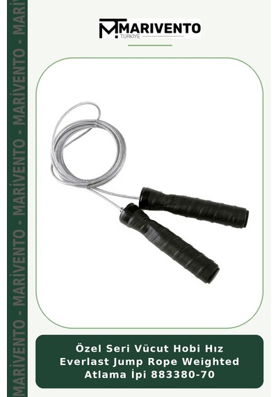 Özel Seri Vücut Hobi Hız Everlast Jump Rope Weighted Atlama İpi 883380-70