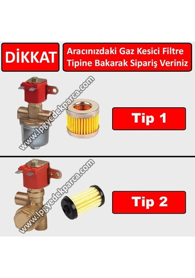Atiker Hortum Arası Filtre + Gaz Kesici Filtre ve Contaları Yeni Tip