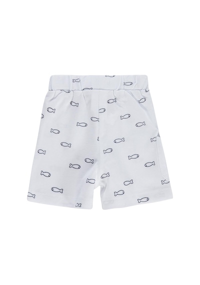 Civil Baby Erkek Bebek Balık Empirme 6-18 Ay Şort - Beyaz 18-24 Ay Beyaz