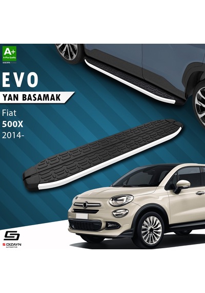 Fiat 500x Evo Aluminyum Yan Basamak 173 Cm 2014 Üzeri