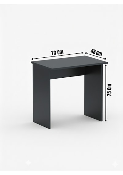 Premium Mdf Malzeme Çalışma Masası Bilgisayar Laptop Masası Ofis Genç Odası Antrasit