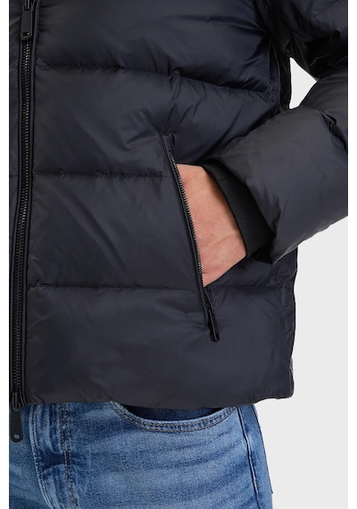 Calvin Klein Kapitoneli Çıkarılabilir Kapüşonlu Şişme Mont Lv04rh502gub1 Erkek Mont Lv04rh502g Ub1 Siyah