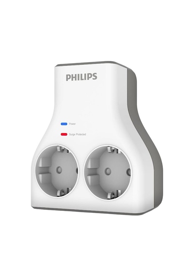 Philips Chp7022w/62 İkili Akım Korumalı Priz 1140j Aşırı Gerilim Koruma 0