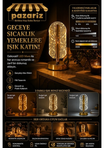 Kristal Led Gece Lambası 3d Altın Tabanlı Dokunmatik Kontrollü Şarjlı Tasarım 3 Renk Modu İle Yatak Odanıza Salona Modern Ve Huzurlu Bir Işık Katın Type-c Şarjlı Abajur Type B Kristal Led Gece Lambası 3d Altın Tabanlı Dokunmatik Kontrollü Şarjlı Tasarım 3 Renk Modu İle Yatak Odanıza Salona Modern Ve Huzurlu Bir Işık Katın Type-c Şarjlı Abajur Type B