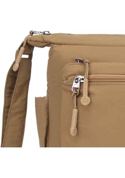 Smart Bags Mikro Poly Kumaş Postacı Kadın Çantası 3146 Kahve