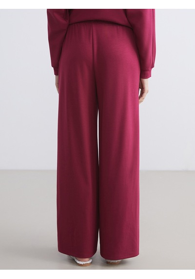 Lcw Dream Bordo Beli Lastikli Kadın Pijama Altı