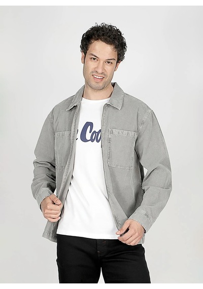 Lee Cooper Gri Erkek Klasik Regular Fit Ceket 251 Lcm 231001 Ander Gri