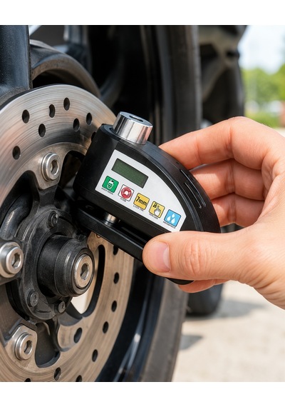 110 Db Şok Sensörlü Disk Kilidi 7 Mm Kalın Pim