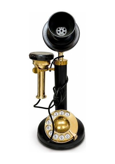 Pirinç Nostaljik Masa Telefonu Af922