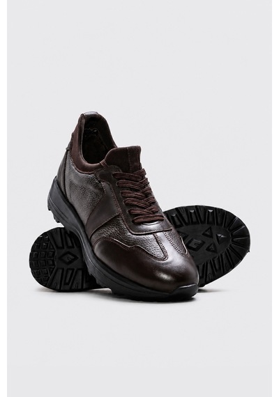 Fast Step Hakiki Deri Kahve Erkek Casual 722ma675
