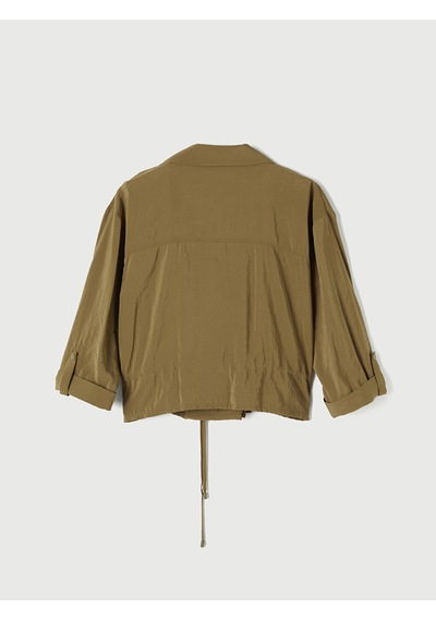 Lcw Everyday Haki Oversize Modal Karışımlı Kadın Ceket