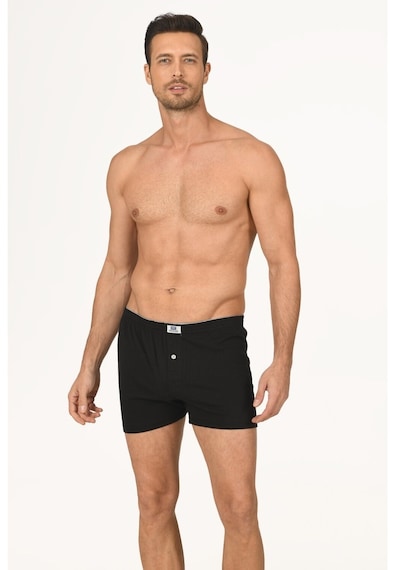 Nbb Erkek Siyah Lighten Up Düğmeli Boxer