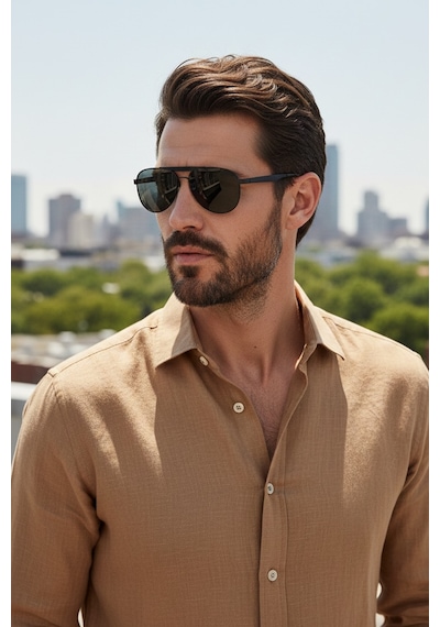 Daniel Klein Dk3279-3 Siyah Damla Model All Black Polarize Camlı Erkek Güneş Gözlüğü Siyah