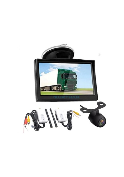 Wifi Görüntü Aktarıcı+5 İnç Monitör+ Kelebek Kamera Seti 12 Volt