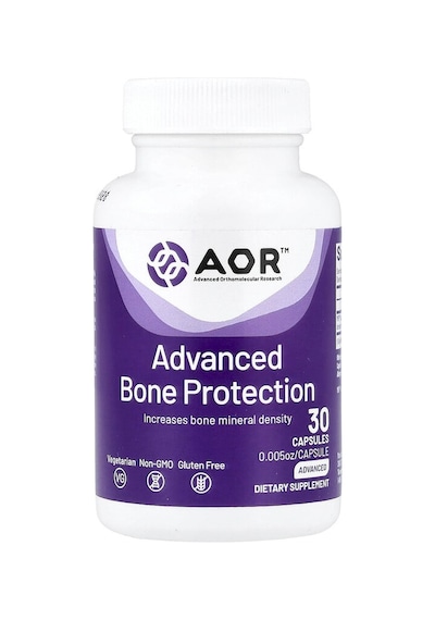 Advanced Orthomolecular Research Aor, Advanced Bone Protection, 30 Capsules 40 Mg Per Capsule