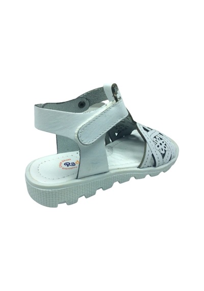 Ortopedikal Raduno Kız Çocuk Sandalet Ayakkabı % 100 Hakiki Deri (548388659) Beyaz