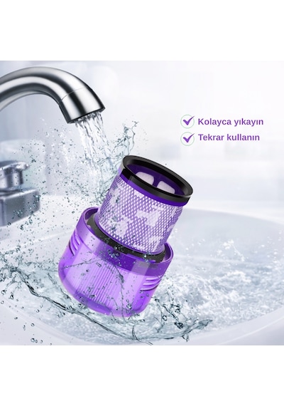 Dyson V12 Uyumlu SV20,v12 Detect Slim Şarjlı Süpürge Filtresi
