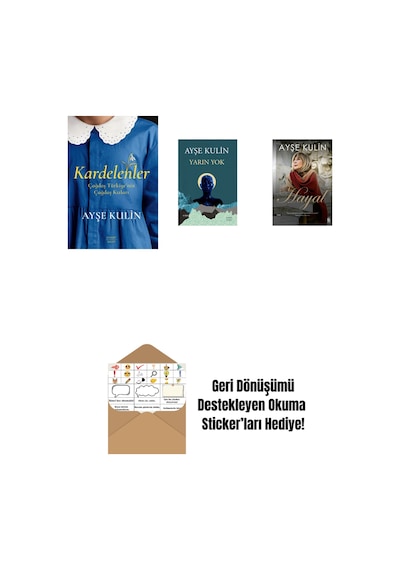 Kardelenler + Yarın Yok + Hayal + Okuma Sticker'ları
