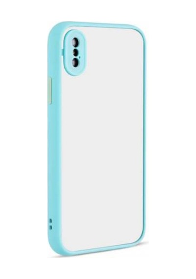Apple Uyumlu iPhone X Kılıf Zore Hux Düğme Ve Kapak Zıt Renk Kılıf