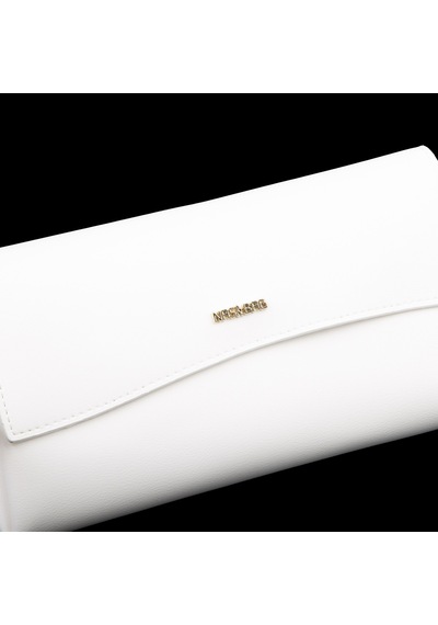 Nas Bag Kadın Sade Şık Omuz Ve Çapraz Çanta En 24 Cm Boy 12 Cm Beyaz