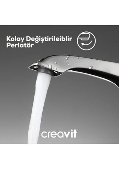 Avangart Krom Lavabo Bataryası, Modern Ve Şık Altın