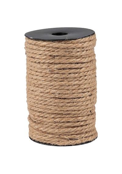 Jüt Halat Dekor İpi 6 MM 75 M İp Halat İp Hasır İp Jüt Kendir