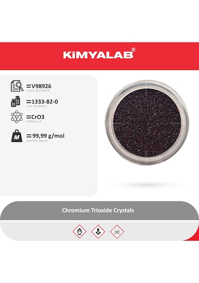 Kimyalab Kromik Asit Chromium Trioxide Crystals 1 KG