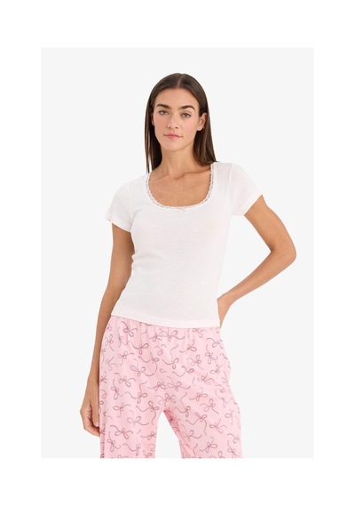 Defacto Pijama Takımı Kısa Kollu Üst Alt G1675AX26SP