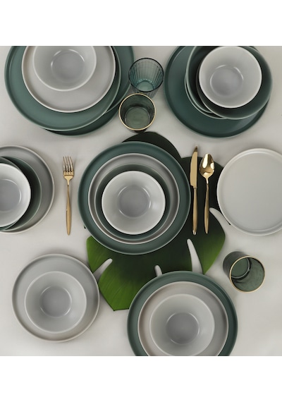 Keramika Mat Soft Nordic Yemek Takımı 24 Parça 6 Kişilik 322 - 99
