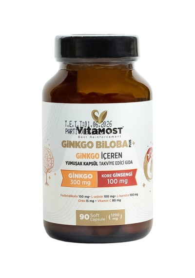 Vitamost Ginko Biloba Kore Ginsengi 90 Kapsül