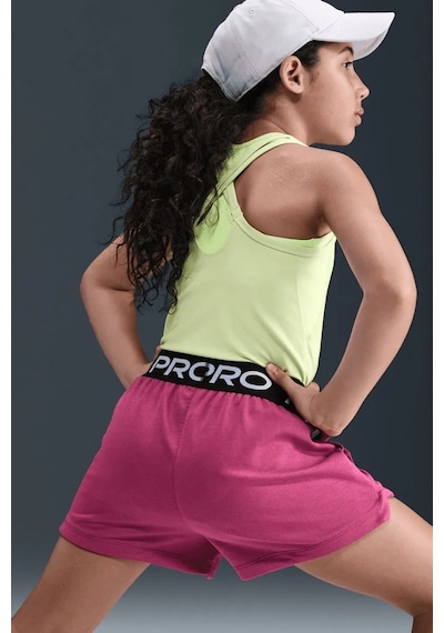Nike Pro Fleece Dri-fıt Shorts Kids Pink Kız Çocuk Şortu Pembe