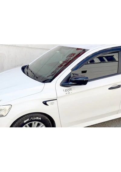 Citroen C Elysee 2012-2019 Batman Yarasa Ayna Kapağı Piano Black