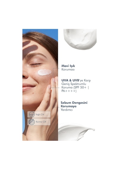 The Purest Solution Yağlı Ciltler İçin Mat Bitişli Güneş Kremi SPF50+ 50 ML