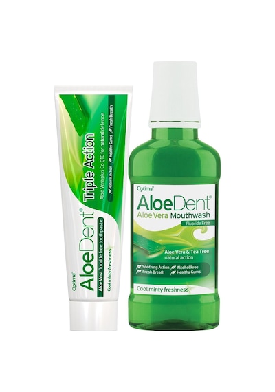 Aloe Dent Triple Action Diş Macunu 100 ML + Ağız Bakım Suyu 250 ML