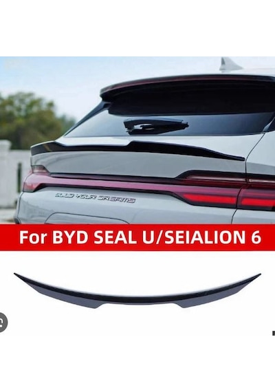 Byd Seal U Dm-i Spoiler - Byd Seal Spoiler - Bydsealudmi Spoyler Parlak Siyah