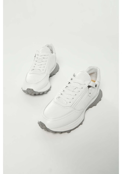 Tamer Tanca Erkek Hakiki Deri Beyaz Sneakers & Spor Ayakkabı 383 5454 Erk Ayk Y23 Beyaz Dr/beyaz Beyaz