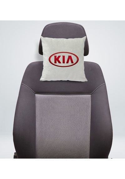 Bk Gift Kia Tasarımlı Kare Araç Koltuk Yastığı-1