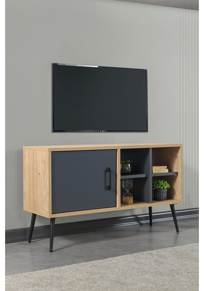 3109 Şile Metal Ayaklı Metal Kulplu 100 Cm Tv Ünitesi - Antrasit Safir Antrasit - Beyaz 3109 Şile Metal Ayaklı Metal Kulplu 100 Cm Tv Ünitesi - Antrasit Safir Antrasit - Beyaz