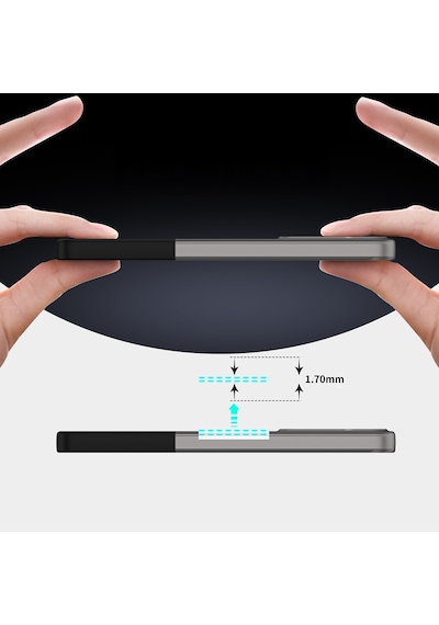 Xemu Galaxy Uyumlu A26 Kılıf Mıknatıslı Duble Kapak - Gri Gri