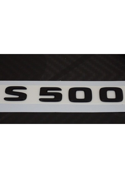 S500 Bagaj Yazı Logo Mat Siyah Renk Ürün