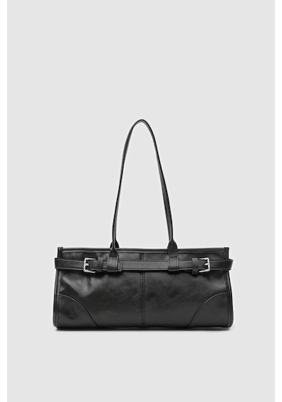 Shule Bags Enyola Vintage Baget Çanta Siyah Siyah