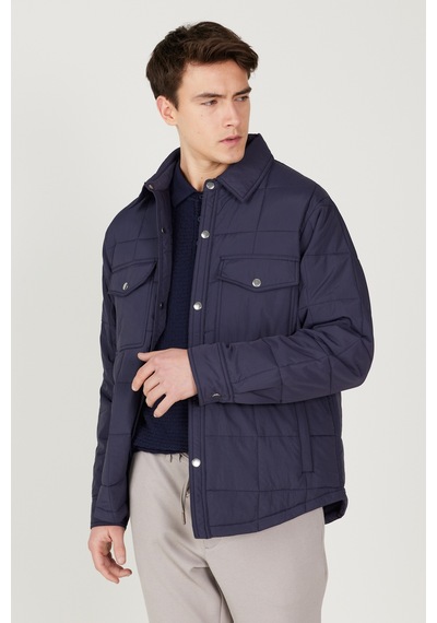 AC&Co / Altınyıldız Classics Erkek Lacı Standart Fit Normal Kesim Gömlek Yaka Mont Lacı AC&Co / Altınyıldız Classics Erkek Lacı Standart Fit Normal Kesim Gömlek Yaka Mont Lacı