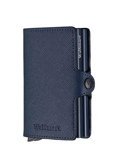 Walsmart Twin Safiano Akıllı Çift Mekanizmalı Cüzdan Hakiki Deri