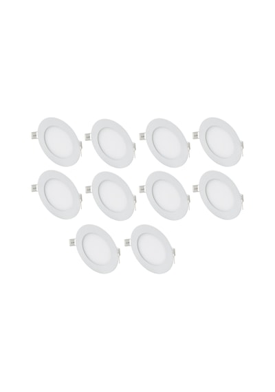 Cata Ct-5146 10 Adet 9W Slim Led Panel Armatür Alüminyum Kasa Beyaz