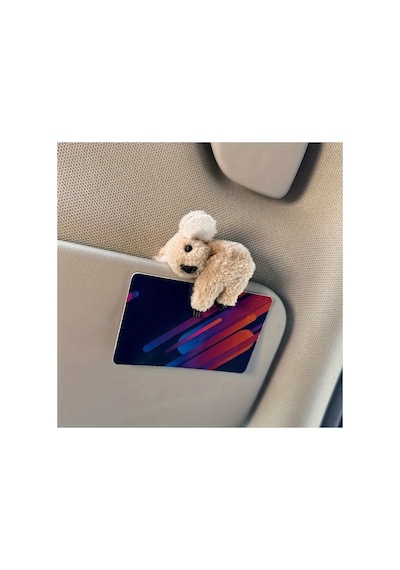 Kahverengi Sevimli Koala Araç Süs Saç Tokası Araba Kadın Laptop Aksesuar Sevimli Hayvan