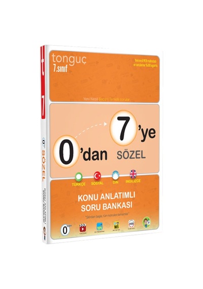 Tonguç Yayınları 7.Sınıf 0 Dan 7 Ye Sözel Konu