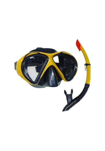 Star Diving Dalış Maskesi Ve Snorkel Yetişkin - 51711-sarı Lisinya