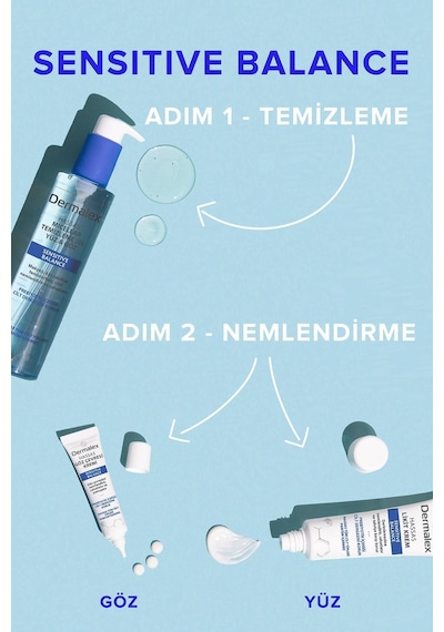 Dermalex Sensitive Nemlendirici Prebiyotik İçerikli Likit Yüz Kremi 50 ML