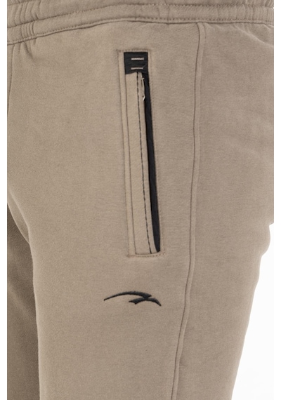 Maraton Sportswear Regular Erkek Düz Paça Basic Kakao Eşofman Altı 17935 Kahverengi